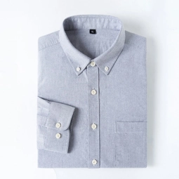 3 White Oxford Shirts Mens Custom Cotton Dress Button Down Collar Male Work Shirt